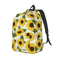 thumbnail image 2 of Daiia Sunflowers Vintage Canvas Backpack for Men and Women ,Hiking Backpack,Travel Laptop Bag for School,Large Capacity Backpack, 2 of 8