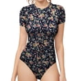 thumbnail image 1 of Body MANGOPOP para mujer, cuello redondo, manga corta, algodón, 1 of 5