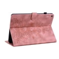 thumbnail image 4 of Case for Samsung Galaxy Tab A 10.1 2019 SM-T515/SM-T510, Flower Pattern PU Leather Multi-Angle Viewing Stand Shockproof Flip Case with Card Slot, Magnetic Clasp, Pencil Slot, Pink, 4 of 11