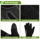 thumbnail image 4 of Guantes de ciclismo de dedo completo para hombres, guantes de motocicleta para escalar, motocicleta, ciclismo, doble forro polar, negro, talla única, 4 of 6