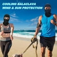 thumbnail image 6 of 6 PCS Balaclava Ski Face Mask, High-quality Polyester + Spandex Cooling Neck Gaiter Full Face Cover Hood Shiesty Mask for Men Women for Outdoor Sports, Cycling, Running, Hiking, Fashion Accessories, 6 of 9