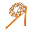 thumbnail image 3 of Cuerda de saltar de plástico flexible y ajustable Nikou color naranja, 3 of 12