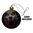 thumbnail image 2 of Creepy Scary Vampire Demon Awakening Wood Christmas Tree Holiday Ornament, 2 of 7