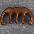 thumbnail image 7 of Sandalwood Massage Comb Five-Tooth Handleless Wooden Comb Blood Circulation Smooth Hair Mother's Day Gift, 7 of 7