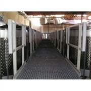 Fiberglass Molded Grating, 72 in Span, Grit-Top Surface, Corvex Resin, Dark Gray