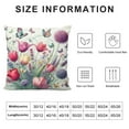 thumbnail image 5 of GOSMITH  Spring Floral Throw Pillows Cover Pink Tulip Flower Pillow Covers Lavender Dandelion Butterfly Decorative Pillow Case for Farmhouse Patio Sofa Couch, 5 of 5