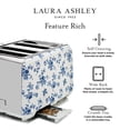 thumbnail image 3 of Laura Ashley 4-Slice Toaster, China Rose, 3 of 9