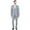 Gray, variant on Modern Fit 2-Piece Men’s Wool Suit Jacket and Pant Set