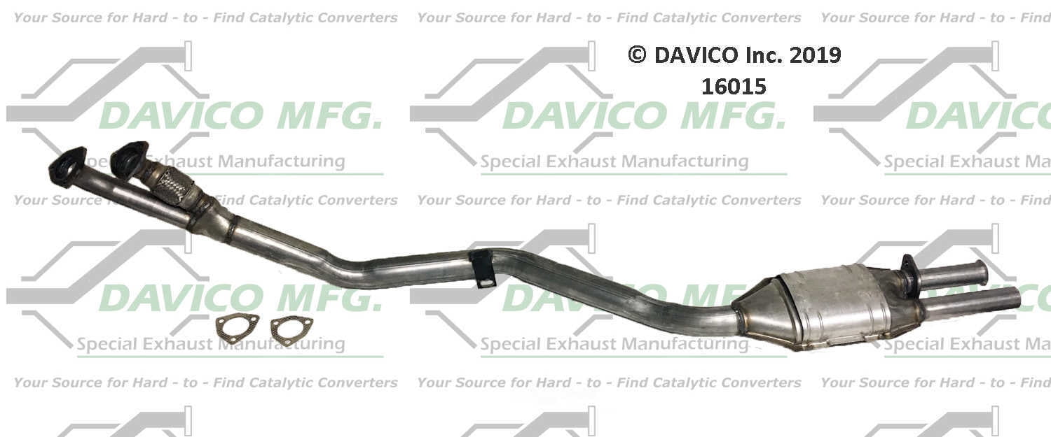 Davico Mfg 16015 Direct-Fit Catalytic Converter