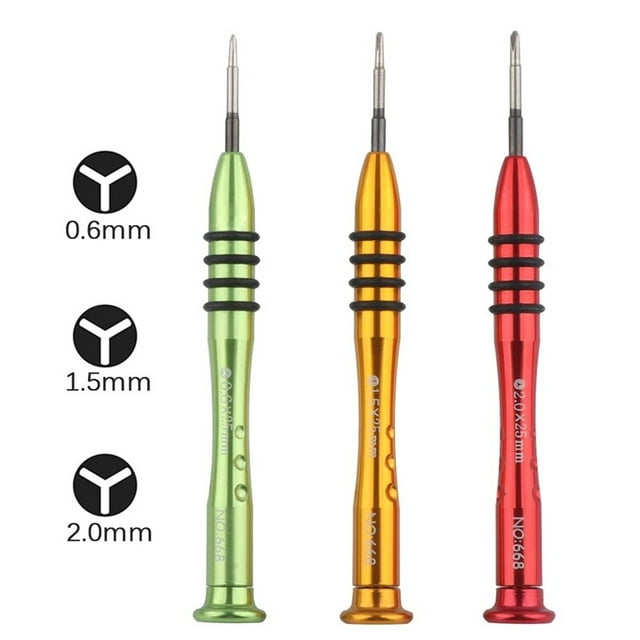 MYG 0.6mm 1.5mm 2.0mm Y Tip Triwing Screwdriver for phone Smartwatch Repair