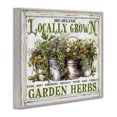 thumbnail image 3 of Stupell Industries French Country Vintage Herbs in Buckets Gray Framed Giclee Art, 20 x 16, by Creatif Belle, 3 of 8