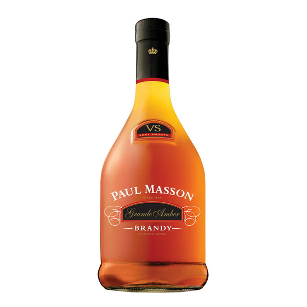 Paul Masson Grande Amber Vs Brandy 750 Ml Bottle 80 Proof Walmart Com
