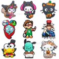 thumbnail image 3 of Sanrio Anime Stitch Crocs Halloween Hellokitty Kuromi PVC Shoe Charms Aceessories Croc Decoration Kids Nightmare Christmas Gift, 3 of 4
