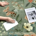 thumbnail image 3 of Moynesa 2'x5' Floral Runners for Hallways, 2x5ft Kitchen Runner Rug Ultra-Thin Soft Rug, Non-Slip Washable Rug Runner Stain Resistant Boho Rug Low-Pile Carpet Runner for Bathroom Bedroom,Green, 3 of 7