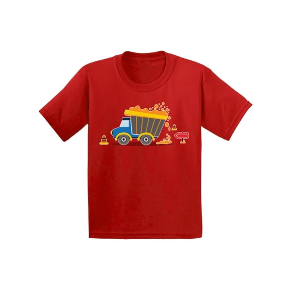 Baby Boy Shirts - 6M 12M 18M 24M - Dumpster Truck T-shirt