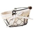 thumbnail image 2 of Storage Basketwith Handle,Wire Basket Bread Storage Food Serving Baskets Wire Storage Baskets Striking Appearance, 2 of 10
