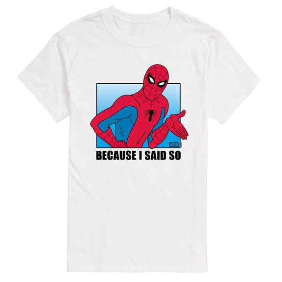 Marvel - Because I Said So Spiderman - Men's Short Sleeve Graphic T-Shirt