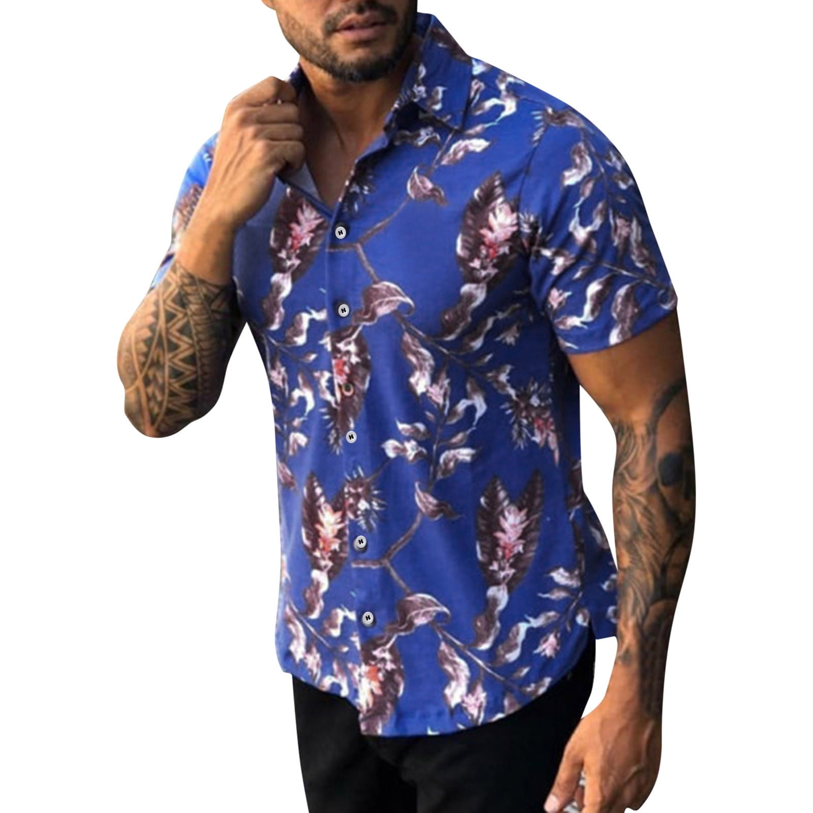 Polo Tshirts Shirts for Men Patchwork 