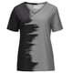 thumbnail image 4 of Tops Para Mujer Blusa Casual Elegante Camiseta Con Estampado de Manga Corta Con Cuello en V de Moda Odeerbi  ODB162580, 4 of 8