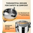 thumbnail image 4 of Electric Grain Mill 150g, Flour Grinder Mill Stainless Steel for Home, Counter Grain Grinder for Wheat, Rice, Wheat Berry, Corn, Herbs, Spices, 4 of 6