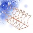 thumbnail image 6 of Rose Gold Iron Book Shelf for Book Holding with Star Shape Design and Strong Structure 7.87x7.87x15.75 Inches, 6 of 8