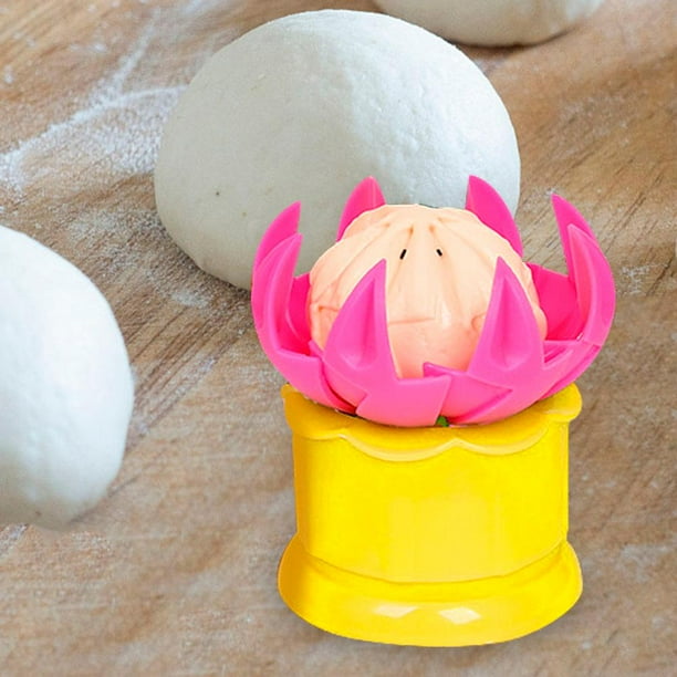 Bollo Relleno Al Vapor Chino Baozi Pastry Pie Relleno Bun Maker Mold DIY Herramienta de Cocina (Amarillo S) Wdftyju Libre de BPA