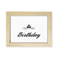 thumbnail image 1 of Feliz cumpleaños presenta bendición hermosa Escritorio de madera Arte Pintura 6x8 pulgadas marco de foto foto, 1 of 4