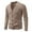 Coffee, variant on Men's V Neck Jacquard Knitted Sweater Jacket Mens Pullover Sweater