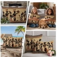 thumbnail image 5 of African Women Outdoor Waterproof Pillow Covers, Black Girl Retro Ethnic Ancient Tradition Decorative Square Throw Pillowcase Sofa Cushion Sham for Patio/Couch/Chair, 24"x24" 2 Pack, 5 of 8