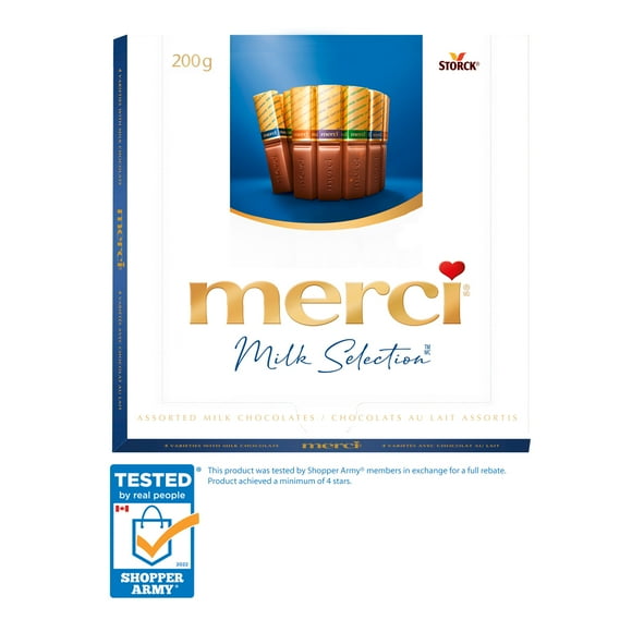 merci Finest Selections of European Chocolates, Milk 200g
