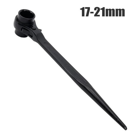 

BUYISI 10-32mm Sharp End Ratchet Wrench 12 Plum Blossom Socket Wrench for Repairing 17-21mm