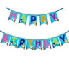 DEKCO Baby Shark Happy Birthday Banner Party Supplies for Kids and Adults Birthday Party Decorations Set of 1