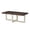 Walnut and White, variant on Roundhill Furniture Luno Contemporary Coffee Table, Faux Concrete and White
