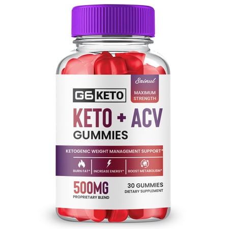 G6 Keto ACV Gummies, Maximum Strength for Weight Management, Apple Cider Vinegar, 1 Month Supply Dietary Supplement (1 Pack)