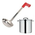 thumbnail image 6 of 304 Stainless Steel Soup Ladle Spoon, Anti Scald Multifunctional Curved Handle Kitchen Ladle for Home Cooking, Soup Pan Ladle for Soups, Stews, Gravy (80ML), 6 of 9