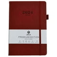 thumbnail image 1 of 2024 Planner Weekly&Monthly Calendar Book AgendaLeather Daily Planner To Do List Work Planner Flexible Cove, 1 of 5