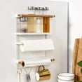 thumbnail image 4 of Have Fantastic Home Magnetic Spice Rack Kitchen Magnetic Shelf Multi-Purpose Fridge Organizer with Hooks Works as Towel Holder Organization for Home and Kitchen, 4 of 8