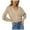 Khaki, variant on IROINNID Women's Cardigan Open Front Jacket V-Neck Solid Color Long Sleeve Casual Loose Lantern Sleeve Button Knit Cardigan Top, Gray