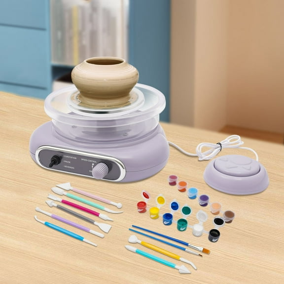 Adjustable Speed Pottery Machine, Mini Pottery Wheel Machine Kit, Electric Mini Clay Making Pottery Machine