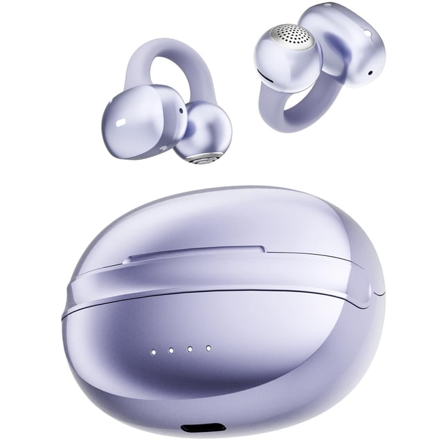 Auriculares inalámbricos NEOQOQO A50 Bluetooth 6.0 IPX5 Púrpura