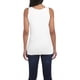 thumbnail image 3 of Gildan- Camiseta de tirantes larga para chica (Blanco), 3 of 3