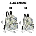 thumbnail image 2 of FORMRS Mini Backpack Purse for Women Travel Daypack Casual Shoulder Bag, Light Floral Pattern, 2 of 7