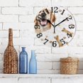 thumbnail image 3 of Dog Bones Claws 10 inch Wall Clocks Non Ticking Easy to Read Battery Decorative for Home Bathroom Kitchen Bedroom Living Room, 3 of 8