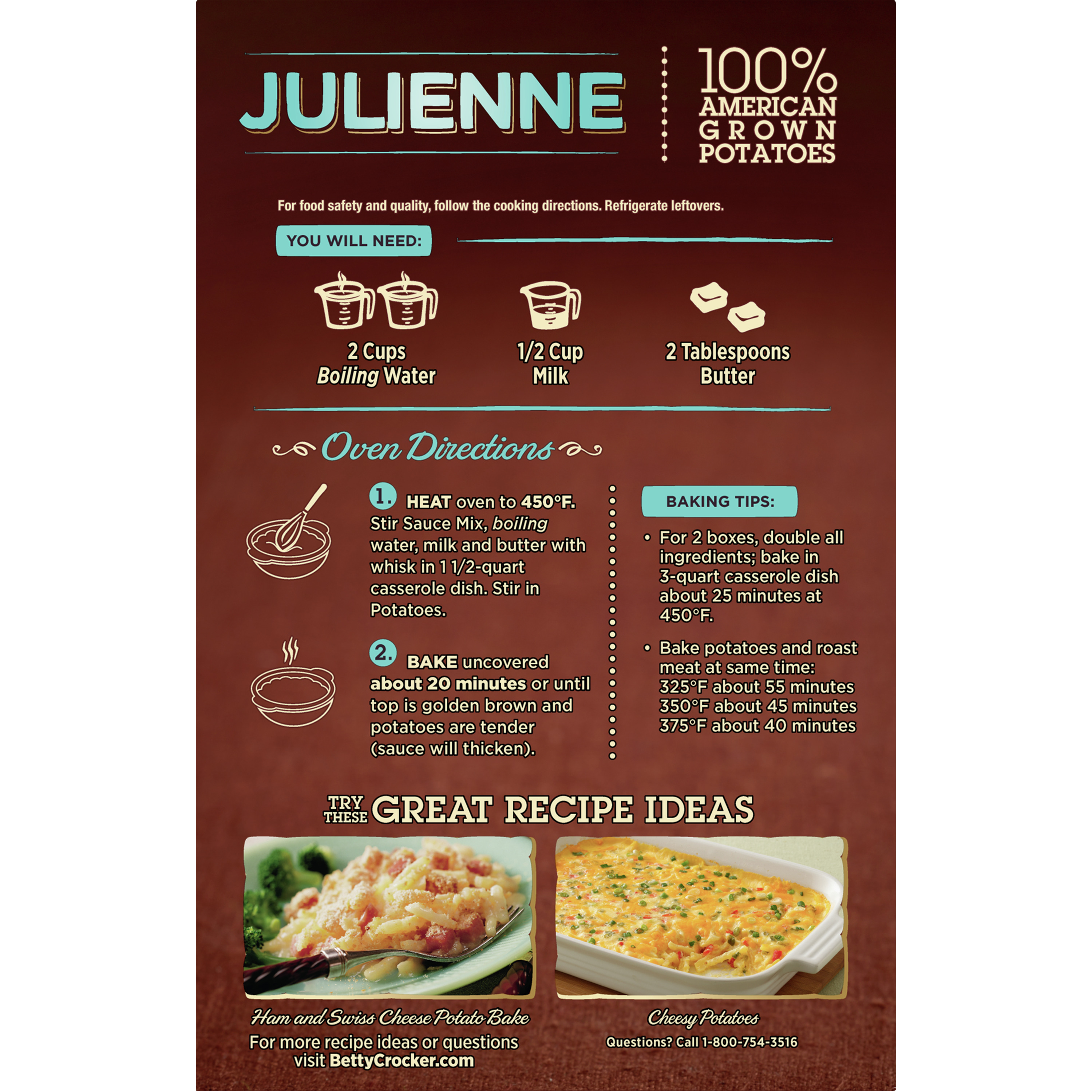 Betty Crocker Julienne Potatoes, Made with Real Cheese, 4.6 oz. - image 5 of 10