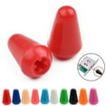 thumbnail image 4 of GLFILL 2 PCS 3 5 Way Toggle Switch Tip Knob Cap Buttons For SQ ST Electric Guitar Guitarra Guitar 3 Way 5 Way Toggle Switch Tip Cream, 4 of 9