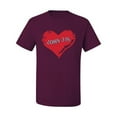 thumbnail image 2 of Loved John 3:16 Bible Verse Christian Inspirational/Christian Men's Graphic T-Shirt, Maroon, Medium, 2 of 3