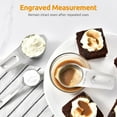 thumbnail image 4 of Measuring Cups and Spoons Set: U-Taste 18/8 Stainless Steel Measuring Cups 12 Piece, Kitchen Utensils for Cooking Baking, 6 Metal Measure Cups & 6 Measuring Spoons with 2 D-Rings, 4 of 8