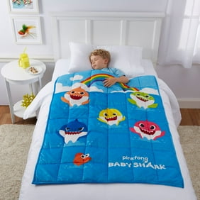 Baby Shark Kids 2pc Twin Full Reversible Comforter And Sham