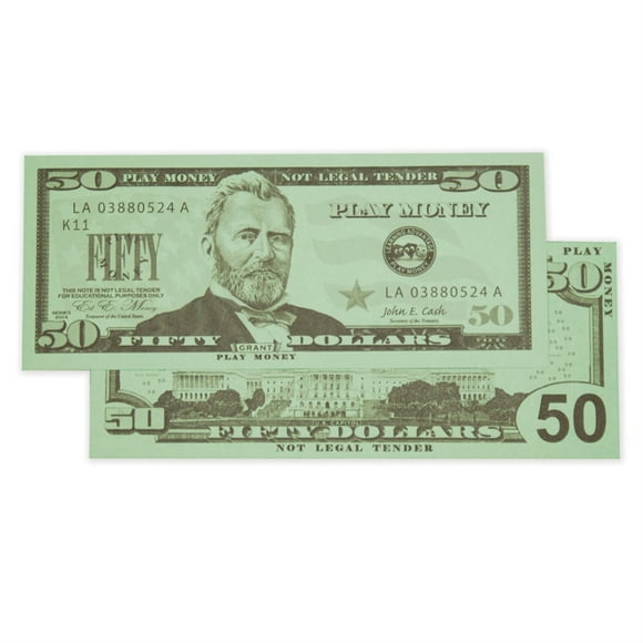 Learning Advantage $50 Bills, Set Of 50