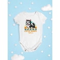 thumbnail image 3 of Cute Baby Dog Bodysuit Infant -Image by Shutterstock,  6 Months, 3 of 4